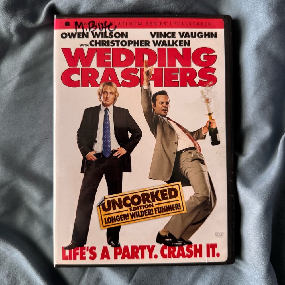Wedding Crashers - Uncorked (Unrated Full Screen Edition) DVD Tested Working